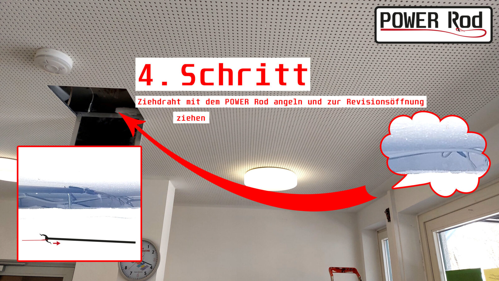 POWER Rod Anwendungsbeispiel Decke Schritt 4